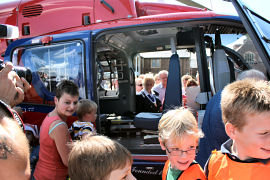 Devon Air Ambulance Visits, 8th August 2013