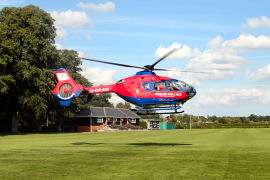 Devon Air Ambulance Visits, 8th August 2013