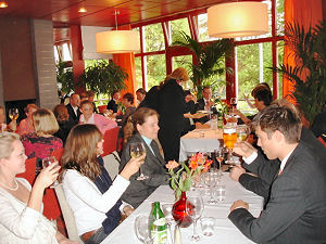 Germany dinner in Hamburg, May 2007