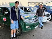 Oscar Prior-Palmer and friends Driving Ukraine