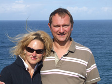 Richard Maunder with wife