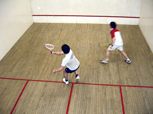 OB's v Blundell's squash