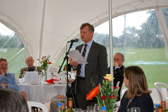 Richard Swarbrick addresses the OBs