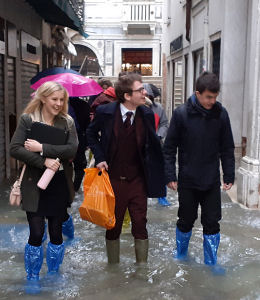 water off St Mark's Square