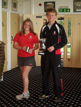 The triumphant Winners Georgina Scott and Sam Wyatt-Haines