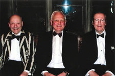 Ben Wrey (right) sits with David Bentata (left) and John Palmer (centre)