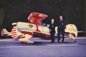 Michael Riley: Winners (Team GB) at the 1974 European Aerobatic Championships